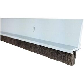M-D Building Products 19119 Door Sweep White Vinyl W/Pile 36", 38 x 2.375 x 1.75