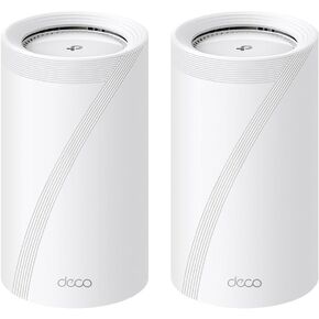 نظام شبكة TP-Link ثلاثي الموجات WiFi 7 BE17000 للمنزل بالكامل (Deco BE75) | 8- البث بسرعة 17 جيجابت في الثانية | 1 × 10 جيجا + 3 × 2.5 جيجا منافذ توصيل سلكية، 6 × هوائيات عالية الكسب | VPN، AI-Roaming، 4×4 MU-MIMO، HomeShield (عبوتان)