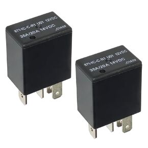 2Pcs 871-1C-C-R1 U01 35/20A 12VDC Automotive Relay Micro 280 SPDT 5Pins