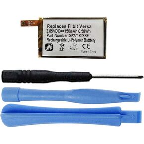 150mAh SP271828SF Battery Replacement Compatible with Fitbit Versa Fitness Smartwatch FB504 FB505