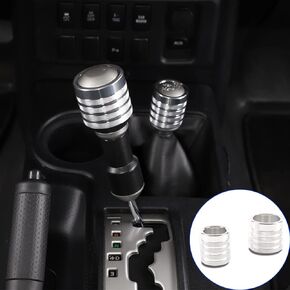 Suitable for Toyota FJ Cruiser 2007-2021 Gear Shifter Head Cover, Aluminum Alloy Gear Shift Knob Cover Interior Gear Shifter Head Decoration Protection (Blue)