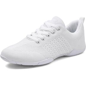 Girls Cheerleading Shoes White Dance Shoes Cheer Shoes Women Breathable Youth Cheer Competition Sneakers Athletic Training Dance Tennis Walking Shoes Little Kid 12- Women 11.5 in Kuwait
