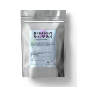 Sodium Benzoate USP Grade Additive and Preservative by Talsen Chemicals (4 Ounce / 113 Gram)