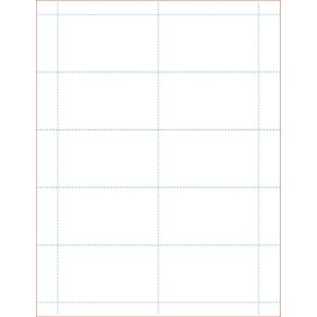NextDayLabels 100# Tag Blank 10 Per Page White, Laser/Ink Jet Business Card Stock (1000)