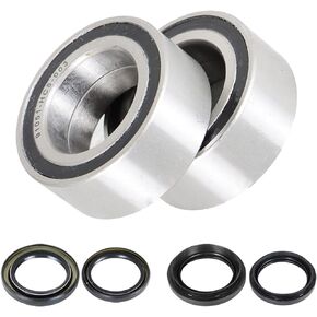 labwork 2 Pcs Front Wheel Bearing Seal Kits Replacement for Honda Rancher 420 TRX420 2007-2014 91254-HP5-601 91209-HN2-003 91051-HC5-003