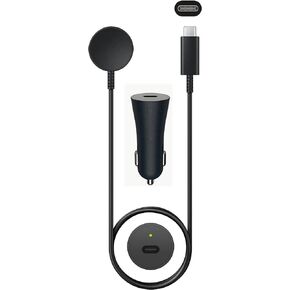 SAMSUNG Official Galaxy Watch Fast Wireless Charger USB-C for Galaxy Watch5, Watch 5 Pro & 27W PD Fast Car Charger C Type (Renewed)