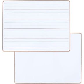 Magnetic Dry Erase White Boards Lined - Lapboard for Students (1 Pack, 12 Inches X 9 Inches)