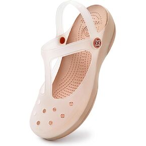 Women's Garden Clogs, Non Slip Platform Mules and Clogs Jelly Hole Shoes