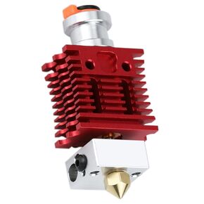 Haldis 3D Red Lizard Q1 V6 Hotend, Upgrade All Metal Hot End Bi-Metal Heat Break, Aluminum Heat Block+Brass Nozzle for Ender 3 Pro V2 Ender 5 Pro 3D Printer