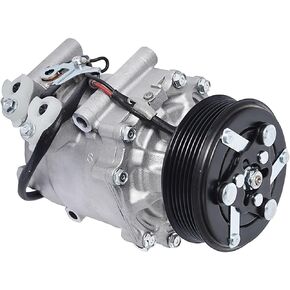labwork AC Compressor & A/C Clutch CO 4914AC Replacement for 2002 2003 2004 2005 Honda Civic 1.7L 0610061 6511266 2004914AM