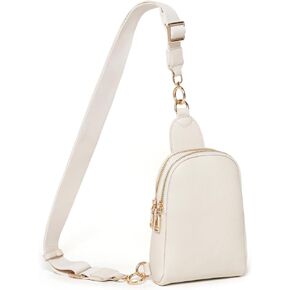 Small Sling Bag for Women Girls Gift Crossbody Travel PU Leather Purse Fanny Pack Chest Bag Roomy Anti Theft
