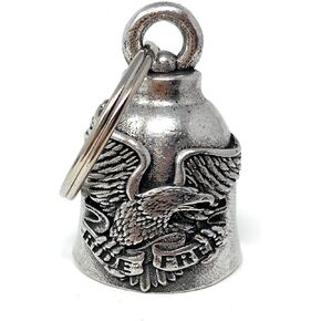 Bravo Bells Ride Free Eagle Bell - Biker Bell Accessory or Key Chain for Good Luck on The Road