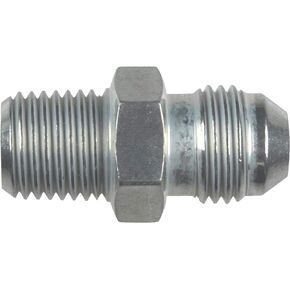ICT Billet Straight -6 Flare Male to 1/4"NPT Pipe Adapter Fitting 6 AN Bare Aluminum - National Pipe Thread Designed & Manufactured in the USA AN816-06-04A