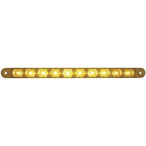 United Pacific 38944B 9" 10 LED Turn Signal Light Bar (Amber LED/Clear Lens) in Kuwait