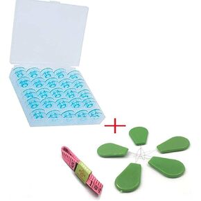 LNKA 25pcs/Box 9033P Blue Bobbins Compatible with PFAFF(Front) Group A C D E F G Machines 820779096