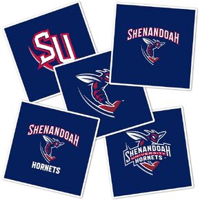 Desert Cactus Shenandoah University Sticker SU Hornets Stickers Vinyl Decals Laptop Water Bottle Car Scrapbook (Type 2)