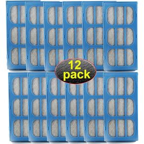 K&J 12-Pack of Compatible with Cat Mate & Dog Mate Fountain Replacement Filter Cartridges