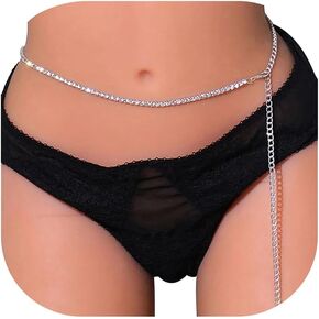 Chunky Chain Waist Chain - Adjustable Body Chain for Bikini, Jeans, and Dresses