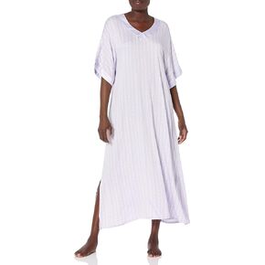 Karen Neuburger Women's Stretch Woven Caftan Sleep-Dress