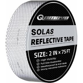 Solas Reflective Tape Silver Marine Safety Warning Tape(2in x 75ft)