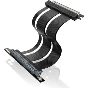 EZDIY-FAB PCI Express 4.0 16x Flexible Cable Extension Port Adapters for Graphics Card, High Speed PCIE Gen4 Riser Cable 90 Degrees-170mm