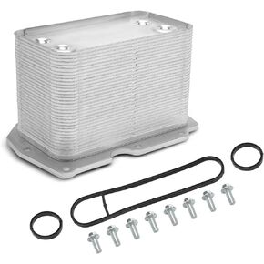 A-Premium Transmission Oil Cooler Compatible with Navistar Diesel Engine Models DT466 530 570 Engine, Replace# 396081500, 1842126C91