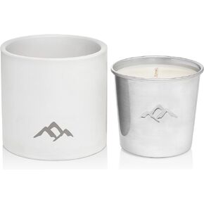 Murphy's Naturals Refillable Mosquito Repellent Candle | White | DEET Free | Plant Based Essential Oils | Soywax, Beeswax Blend | One 9oz Candle Included