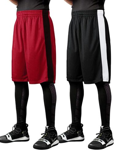 COOFANDY Mens Long Basketball Shorts Gym Athletic Workut Mesh Shorts with Pockets in Saudi Arabia