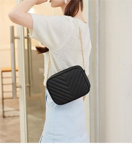 Crossbody Bags for Women Trendy Small Purse Shoulder Handbag Mini Satchel Camera Bag Snapshot Camera Pouch in Kuwait