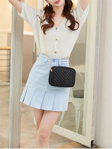 Crossbody Bags for Women Trendy Small Purse Shoulder Handbag Mini Satchel Camera Bag Snapshot Camera Pouch in Kuwait