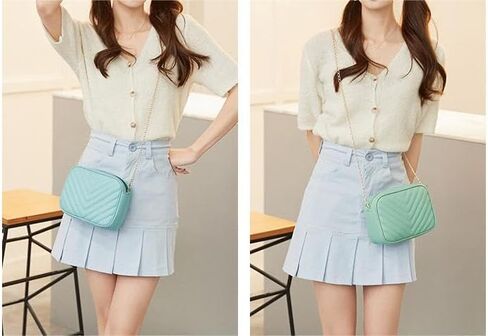 Crossbody Bags for Women Trendy Small Purse Shoulder Handbag Mini Satchel Camera Bag Snapshot Camera Pouch in Kuwait