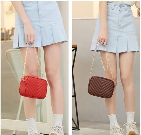 Crossbody Bags for Women Trendy Small Purse Shoulder Handbag Mini Satchel Camera Bag Snapshot Camera Pouch in Kuwait