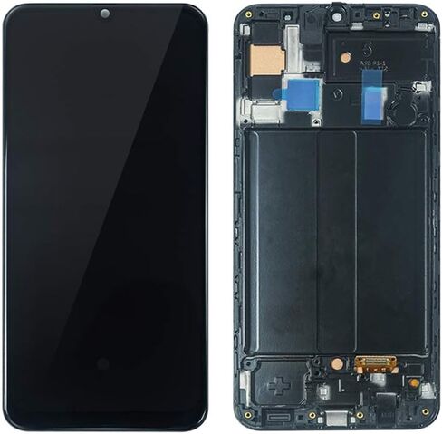 شاشة بديلة OLED LCD تعمل باللمس مجموعة رقمية لهاتف Samsung Galaxy A50 2019 A505 SM-A505F A505FN A505W A505U A505U1 6.4 بوصة (نوع OLED مع إطار) in Kuwait