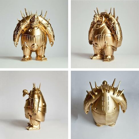The Fifth Element Movie Souvenir - Mondoshawan Figure Statue,Caretakers of Both Four Elemental Stones,Resin Figurine Decoration for Home Office Bookshelf Desktop Decor Golden 9*8*18cm in Saudi Arabia