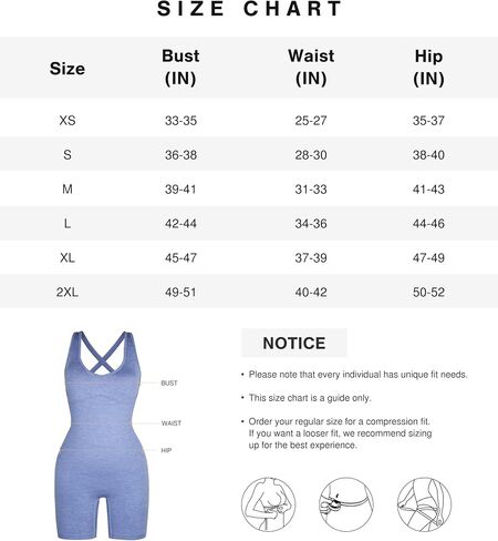 Popilush The Shapewear رومبير للنساء - ثوب فضفاض قصير متقاطع الظهر للتحكم في البطن ملابس Bodycon للجيم 2024 in Saudi Arabia