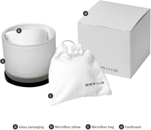 BERING Women's Quartz Movement Watch - Classic Collection with Stainless Steel and Sapphire Glass 10126-XXX in Kuwait