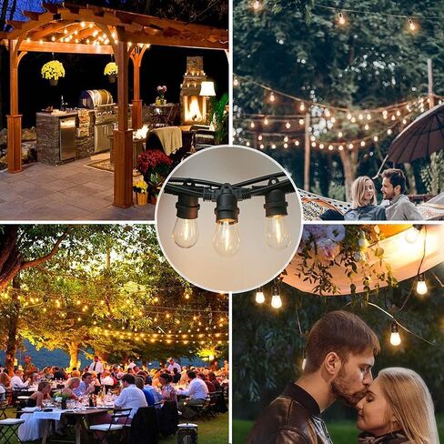C7 Christmas Replacement LED Light Bulbs, E12 Chandelier Base LED Night Bulbs, 5W 6W 7W Incandescent Equivalent, Warm White 2200K, Clear Plastic Bulbs for Christmas String Light - 25 Pack in Saudi Arabia
