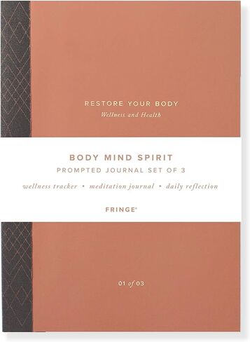 Fringe Activity Set, 3 Journals, BODY MIND SPIRIT, 6 x 8.25 Inches, (987301) in Saudi Arabia