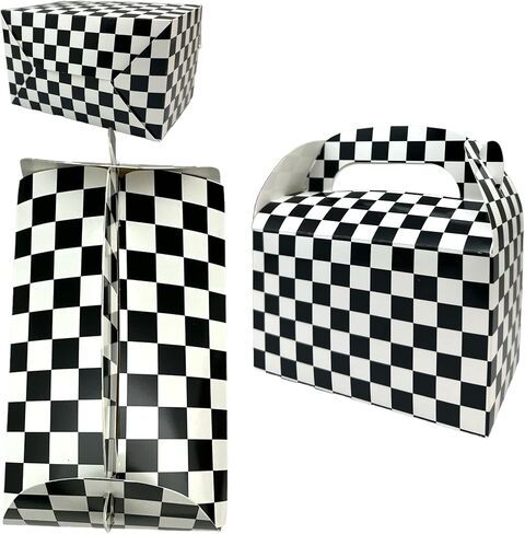 Oojami 24 Pack Treat Boxes Party Favor Boxes Paper Gift Boxes for Birthday Party Gable boxes (Yellow) in Saudi Arabia