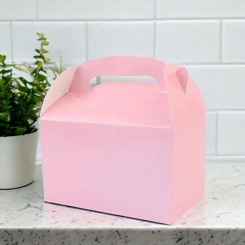 Oojami 24 Pack Treat Boxes Party Favor Boxes Paper Gift Boxes for Birthday Party Gable boxes (Yellow) in Saudi Arabia