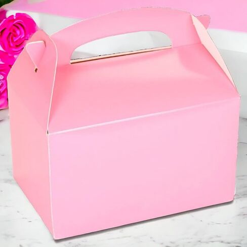 Oojami 24 Pack Treat Boxes Party Favor Boxes Paper Gift Boxes for Birthday Party Gable boxes (Yellow) in Saudi Arabia