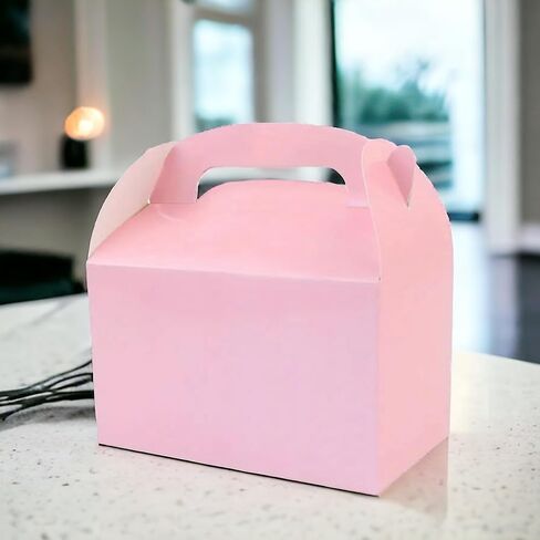 Oojami 24 Pack Treat Boxes Party Favor Boxes Paper Gift Boxes for Birthday Party Gable boxes (Yellow) in Saudi Arabia