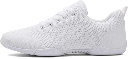 Girls Cheerleading Shoes White Dance Shoes Cheer Shoes Women Breathable Youth Cheer Competition Sneakers Athletic Training Dance Tennis Walking Shoes Little Kid 12- Women 11.5 in Kuwait