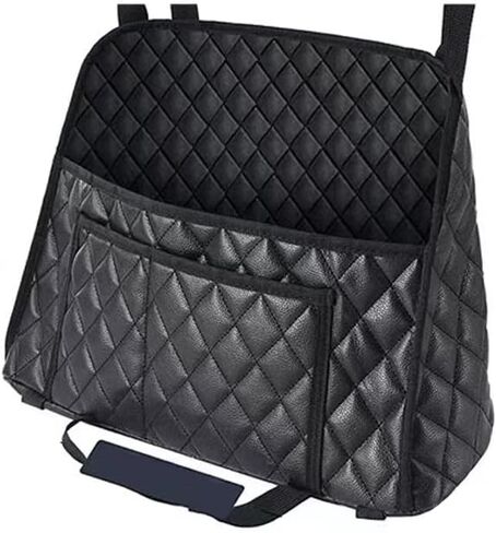 حامل حقيبة يد لمحفظة السيارة، حامل جيوب جلدية للسيارة بين المقاعد الأمامية، حاجز للحيوانات الأليفة في المقعد الخلفي للأطفال، تخزين منظم السيارة بسعة كبيرة in Kuwait