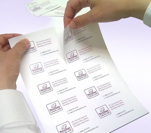 NextDayLabels - 100# علامة فارغة 10 لكل صفحة باللون الأبيض، مخزون بطاقات عمل ليزر/نفث الحبر (500) in Kuwait