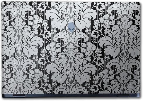 Carbon Fiber Laptop Skin Compatible with Alienware M16 R2 (2024) - Andromeda - Premium 3M Vinyl Protective Wrap Decal Cover - Easy to Apply | Crafted in The USA by MightySkins in Kuwait