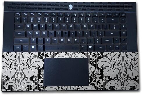 Carbon Fiber Laptop Skin Compatible with Alienware M16 R2 (2024) - Andromeda - Premium 3M Vinyl Protective Wrap Decal Cover - Easy to Apply | Crafted in The USA by MightySkins in Kuwait
