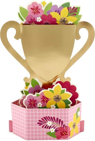 Hallmark Paper Wonder Pop Up Father's Day Card (World's Best Dad Trophy) or Birthday Card for Dad in Saudi Arabia
