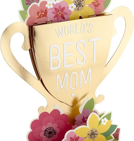 Hallmark Paper Wonder Pop Up Father's Day Card (World's Best Dad Trophy) or Birthday Card for Dad in Saudi Arabia