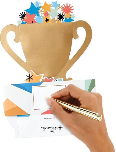 Hallmark Paper Wonder Pop Up Father's Day Card (World's Best Dad Trophy) or Birthday Card for Dad in Saudi Arabia